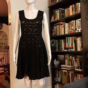 American Rag Black and Gold dress